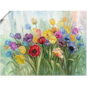 Artland Artprint Tulpenweide I als artprint van aluminium, artprint op linnen, muursticker of poster in verschillende maten