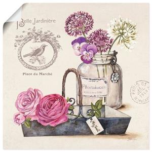 Artland Artprint Bos bloemen IV als artprint op linnen, muursticker of poster in verschillende maten