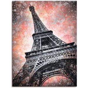 Artland Artprint Modern Art Eiffeltoren als artprint van aluminium, artprint op linnen, muursticker of poster in verschillende maten