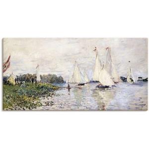 Artland Artprint Regatta in Argenteuil. 1874 als artprint op linnen, muursticker of poster in verschillende maten