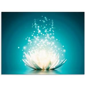 Artland Artprint Magie van de lotusbloem als artprint van aluminium, artprint op linnen, muursticker of poster in verschillende maten