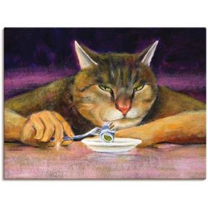 Artland Artprint Kattengejammer als artprint op linnen, muursticker of poster in verschillende maten