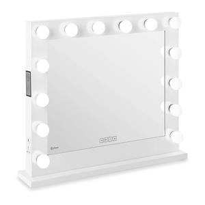 Physa Make-up spiegel LED - wit - 14 LED's - vierkant - luidspreker