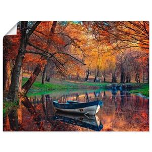 Artland Artprint Veelkleurig herfstlandschap als artprint op linnen, muursticker of poster in verschillende maten