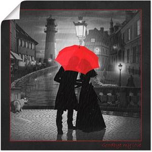 Artland Artprint Afscheid aan de haven als artprint op linnen, muursticker of poster in verschillende maten