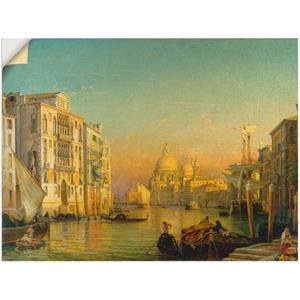 Artland Artprint Canale Grande in Venetië. als artprint op linnen, muursticker of poster in verschillende maten