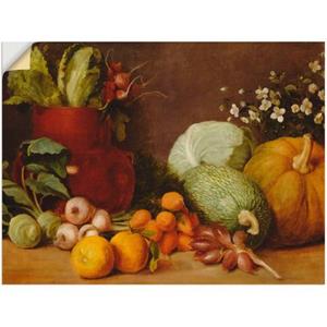 Artland Artprint Bodegon (groente-stilleven). Ca. 1884-90 als artprint op linnen, muursticker of poster in verschillende maten