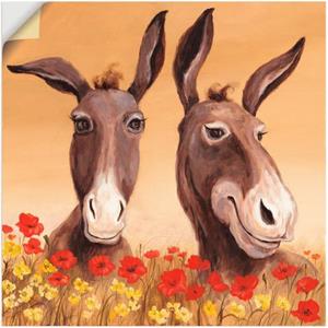 Artland Artprint Ezel als artprint van aluminium, artprint op linnen, muursticker of poster in verschillende maten