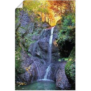 Artland Artprint Niedersonthofener waterval in Allgäu als artprint van aluminium, artprint op linnen, muursticker of poster in verschillende maten