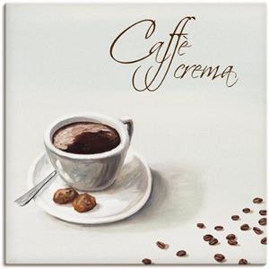 Artland Artprint Koffie crema als artprint van aluminium, artprint op linnen, muursticker of poster in verschillende maten