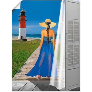Artland Artprint Vakantie aan de zee als artprint van aluminium, artprint op linnen, muursticker of poster in verschillende maten