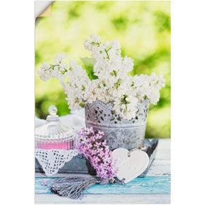 Artland Artprint Lila en shabby chic stilleven I als artprint van aluminium, artprint op linnen, muursticker of poster in verschillende maten