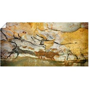 Artland Artprint Grot van Lascaux stieren als artprint op linnen, muursticker of poster in verschillende maten