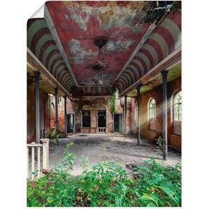 Artland Artprint Lost Place - danszaal balzaal als artprint van aluminium, artprint op linnen, muursticker of poster in verschillende maten