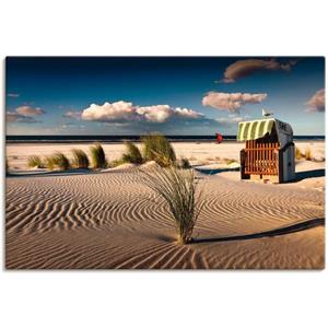 Artland Artprint Op een zomeravond aan het strand als artprint van aluminium, artprint op linnen, muursticker of poster in verschillende maten