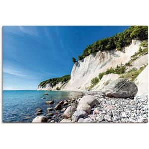 Artland Artprint Krijtrotsen op het eiland Rügen 2 als artprint van aluminium, artprint op linnen, muursticker of poster in verschillende maten