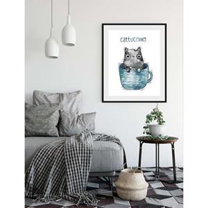 Queence Wanddecoratie Cattucino (1 stuk)