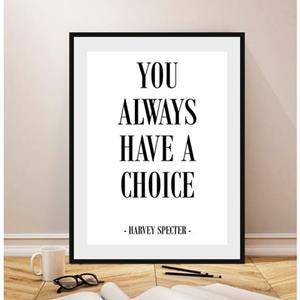 Queence Wanddecoratie CHOICE (1 stuk)