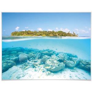 Wall-Art Poster "Unterwasserwelt Malediven", Meer, (1 St.), Poster, Wandbild, Bild, Wandposter