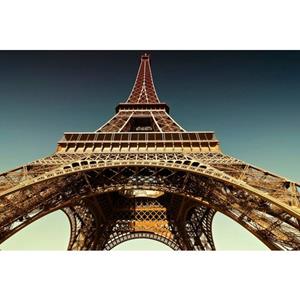 Queence Artprint op acrylglas Eiffeltoren