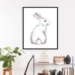 Queence Wanddecoratie Afiro 50x40, met frame (1 stuk)