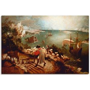 Artland Artprint Landschap met de val van Icarus als artprint van aluminium, artprint op linnen, muursticker of poster in verschillende maten