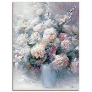 Artland Artprint Witte struisvogel als artprint op linnen, muursticker of poster in verschillende maten