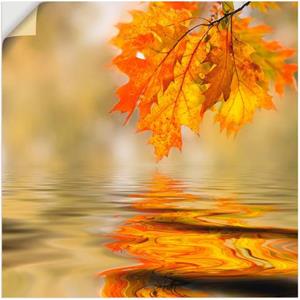 Artland Artprint Herfstblad als artprint van aluminium, artprint op linnen, muursticker of poster in verschillende maten