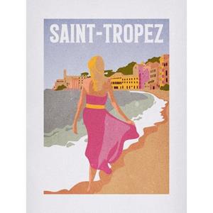 Komar Artprint Vintage Travel Saint-Tropez (1 stuk)