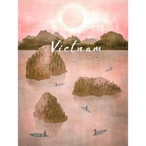 Komar Artprint Vintage Travel Vietnam (1 stuk)