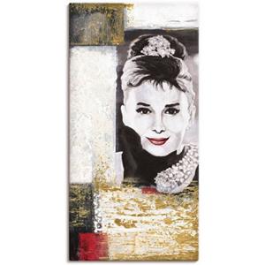 Artland Artprint Hollywood legenden VI - Audrey Hepburn als artprint op linnen, muursticker of poster in verschillende maten