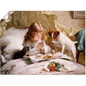 Artland Artprint Het gebed. 1894 als artprint op linnen, muursticker of poster in verschillende maten