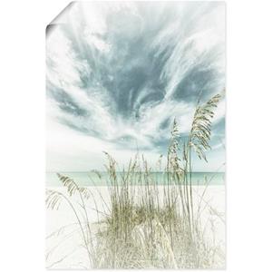 Artland Artprint Hemelse stilte aan het strand vintage als artprint van aluminium, artprint op linnen, muursticker of poster in verschillende maten