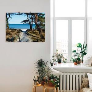Artland Artprint Mooie Oostzeekust als artprint op linnen, muursticker of poster in verschillende maten