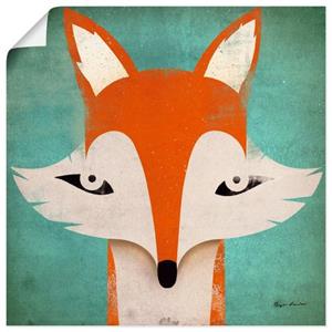 Artland Artprint Vos als artprint op linnen, muursticker of poster in verschillende maten