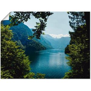Artland Artprint Schildershoek Königssee- Alpen als artprint op linnen, muursticker of poster in verschillende maten