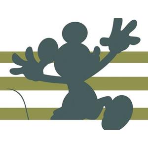 Komar Artprint Mickey Shadow (1 stuk)