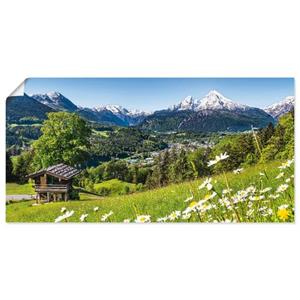 Artland Artprint Landschap in de Beierse Alpen als artprint van aluminium, artprint op linnen, muursticker of poster in verschillende maten