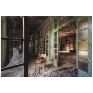 Artland Artprint Lost Place - stoel - verlaten plaatsen als artprint van aluminium, artprint op linnen, muursticker of poster in verschillende maten