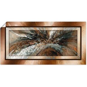 Artland Artprint Goud abstract 1 als artprint van aluminium, artprint op linnen, muursticker of poster in verschillende maten