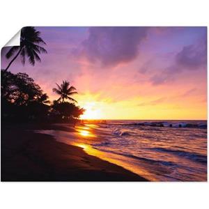Artland Artprint Tropisch strand als artprint van aluminium, artprint op linnen, muursticker of poster in verschillende maten