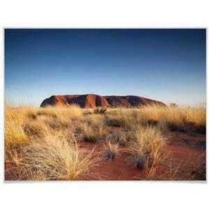 Wall-Art Poster "Ayers Rock Sonnenuntergang", Australien, (1 St.), Poster, Wandbild, Bild, Wandposter