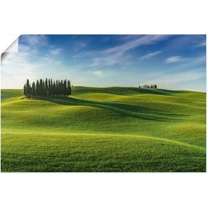 Artland Artprint Val d'Orcia Toscane Italië als artprint van aluminium, artprint op linnen, muursticker of poster in verschillende maten