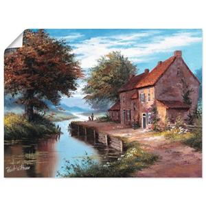 Artland Artprint Vroege morgen als artprint op linnen, muursticker of poster in verschillende maten