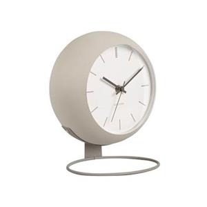 Karlsson  Table clock Nirvana Globe warm grey