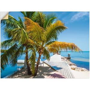 Artland Artprint Florida Keys hemelse blik als artprint van aluminium, artprint op linnen, muursticker of poster in verschillende maten