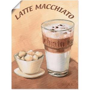 Artland Artprint Latte macchiato als artprint van aluminium, artprint op linnen, muursticker of poster in verschillende maten
