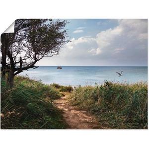 Artland Artprint Wegen naar de zee.... als artprint op linnen, muursticker of poster in verschillende maten