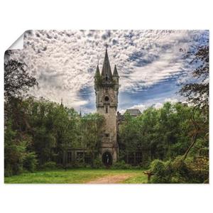 Artland Artprint Verlaten kasteel Chateau - Lost Place als artprint van aluminium, artprint op linnen, muursticker of poster in verschillende maten