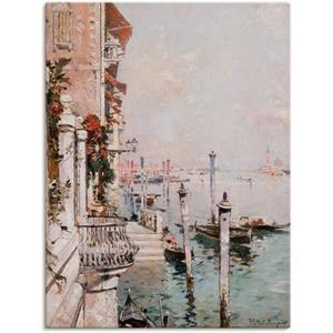 Artland Artprint De Canal Grande, Venetië. als artprint op linnen, muursticker of poster in verschillende maten
